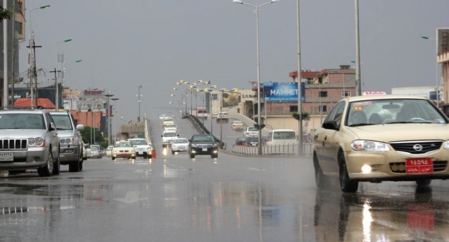موجة أمطار اخرى تجتاح عموم اقليم كردستان