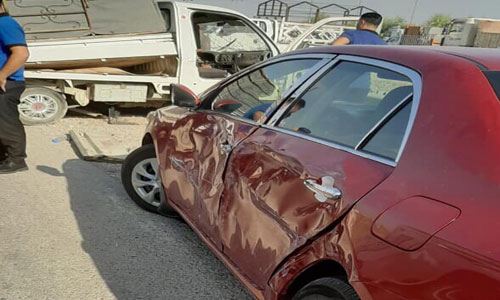 مصرع واصابة 4 اشخاص بحادث سير مروع في دهوك