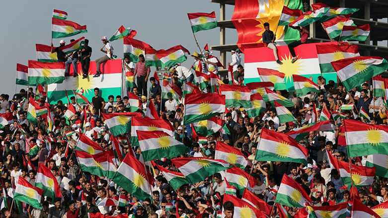 Kurdish People Celebrate Kurdistan Flag Day