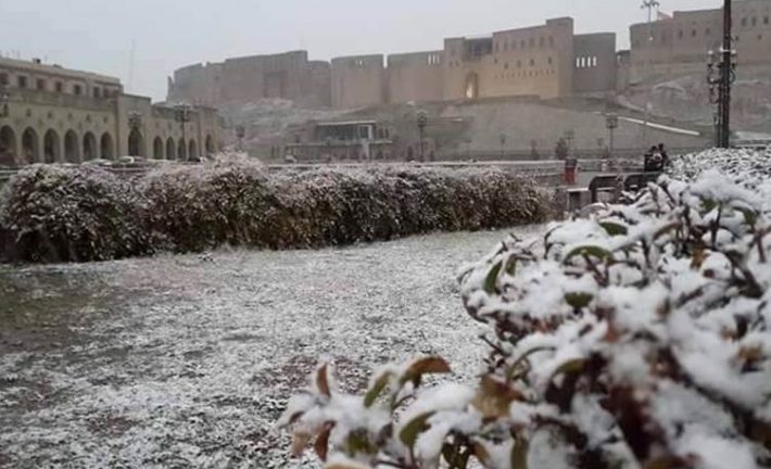 اقليم كوردستان على موعد مع الثلوج بدءا  من الجمعة