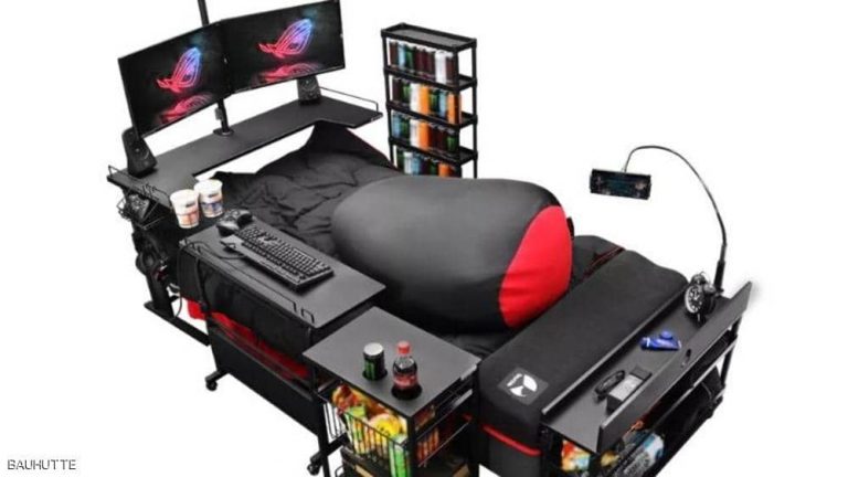 ابتكار سريرا  خاصة بمدمني الألعاب الإلكترونية بتكلفة “1000”   “دولار