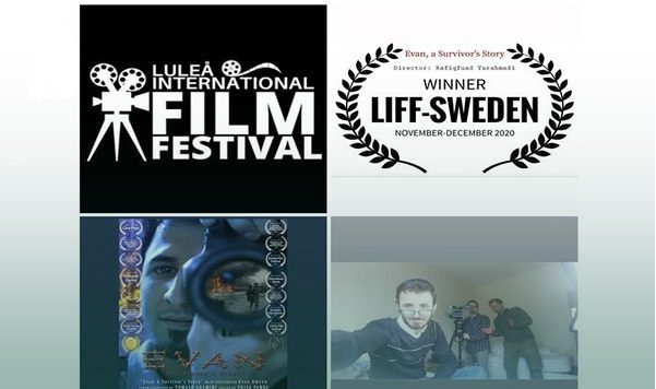 “ايفان” الكوردي يحصل على جائزة افضل فيلم وثائقي في مهرجان لوليا السويد